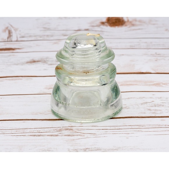 4 Vintage Glass Hemingray Railroad Telephone Insulators - Picture 8 of 14